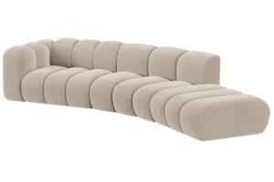 Micadoni Sametov&aacute; pohovka Lupine 335 cm