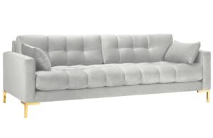 Micadoni Sametov&aacute; pohovka Mamaia 217 cm