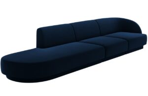 Micadoni Sametov&aacute; pohovka Miley 323 cm