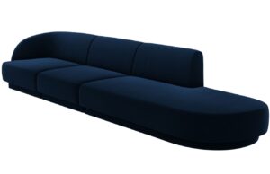 Micadoni Sametov&aacute; pohovka Miley 323 cm