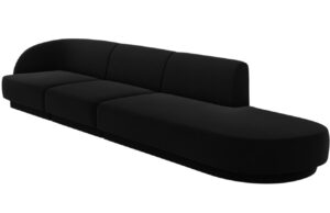 Micadoni Sametov&aacute; pohovka Miley 323 cm