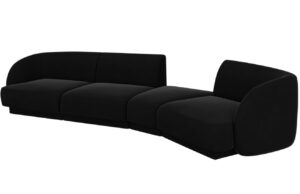 Micadoni Sametov&aacute; pohovka Miley 327 cm