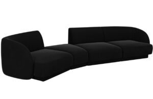 Micadoni Sametov&aacute; pohovka Miley 327 cm