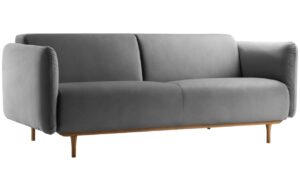 Micadoni Sametov&aacute; pohovka Noomi 162 cm