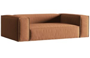 Micadoni Sametov&aacute; pohovka Nuria 210 cm