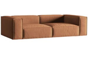 Micadoni Sametov&aacute; pohovka Nuria 250 cm