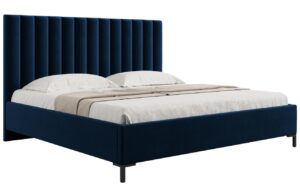 Micadoni Sametov&aacute; postel Allison 180 x 200 cm s &uacute;ložn&yacute;m prostorem