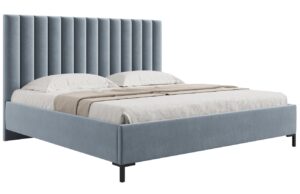 Micadoni Sametov&aacute; postel Allison 180 x 200 cm s &uacute;ložn&yacute;m prostorem