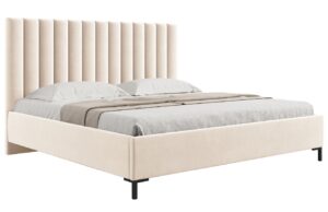 Micadoni Sametov&aacute; postel Allison 180 x 200 cm s &uacute;ložn&yacute;m prostorem