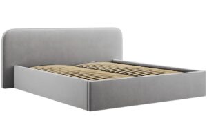 Micadoni Sametov&aacute; postel Elizabeth 160 x 200 cm s &uacute;ložn&yacute;m prostorem