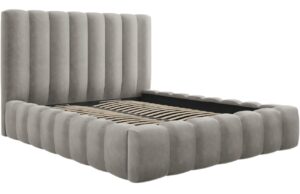 Micadoni Sametov&aacute; postel Kelp 180 x 200 cm s &uacute;ložn&yacute;m prostorem