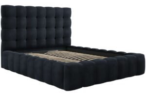 Micadoni Sametov&aacute; postel Mamaia 140 x 200 cm s &uacute;ložn&yacute;m prostorem