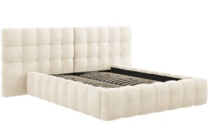 Micadoni Sametov&aacute; postel Mamaia 140 x 200 cm s &uacute;ložn&yacute;m prostorem