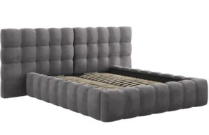 Micadoni Sametov&aacute; postel Mamaia 160 x 200 cm s &uacute;ložn&yacute;m prostorem