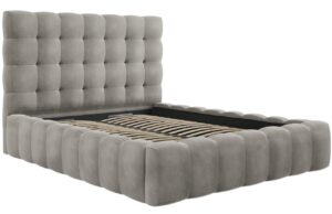 Micadoni Sametov&aacute; postel Mamaia 160 x 200 cm s &uacute;ložn&yacute;m prostorem
