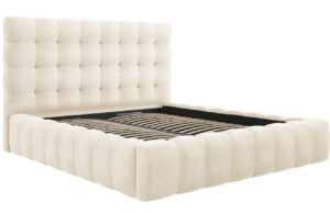 Micadoni Sametov&aacute; postel Mamaia 180 x 200 cm s &uacute;ložn&yacute;m prostorem