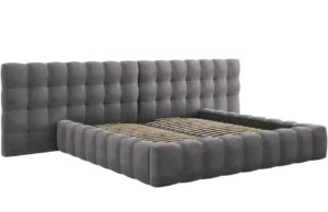 Micadoni Sametov&aacute; postel Mamaia 200 x 200 cm s &uacute;ložn&yacute;m prostorem