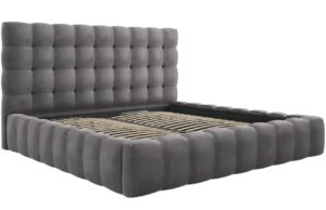 Micadoni Sametov&aacute; postel Mamaia 200 x 200 cm s &uacute;ložn&yacute;m prostorem