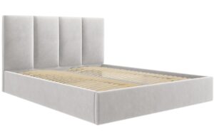 Micadoni Sametov&aacute; postel Pyla 140 x 200 cm s &uacute;ložn&yacute;m prostorem