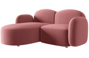 Micadoni Sametov&aacute; rohov&aacute; pohovka Blair 194 cm