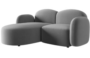 Micadoni Sametov&aacute; rohov&aacute; pohovka Blair 194 cm