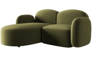 Micadoni Sametov&aacute; rohov&aacute; pohovka Blair 194 cm