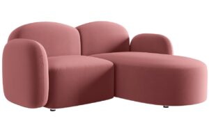 Micadoni Sametov&aacute; rohov&aacute; pohovka Blair 194 cm