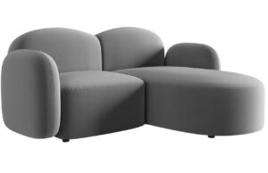 Micadoni Sametov&aacute; rohov&aacute; pohovka Blair 194 cm