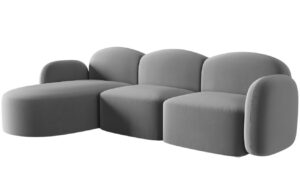 Micadoni Sametov&aacute; rohov&aacute; pohovka Blair 274 cm