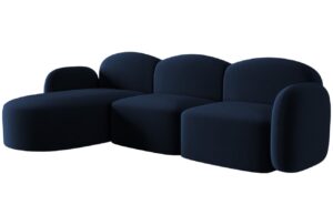 Micadoni Sametov&aacute; rohov&aacute; pohovka Blair 274 cm