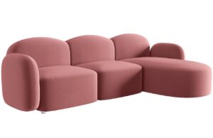 Micadoni Sametov&aacute; rohov&aacute; pohovka Blair 274 cm