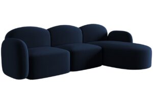 Micadoni Sametov&aacute; rohov&aacute; pohovka Blair 274 cm