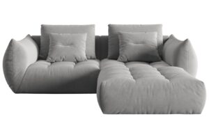 Micadoni Sametov&aacute; rohov&aacute; pohovka Bloom 232 cm