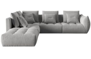 Micadoni Sametov&aacute; rohov&aacute; pohovka Bloom 316 cm