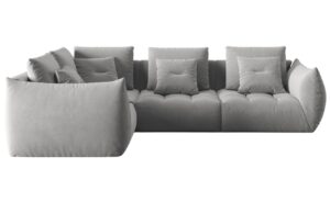 Micadoni Sametov&aacute; rohov&aacute; pohovka Bloom 316 cm