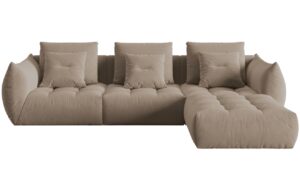 Micadoni Sametov&aacute; rohov&aacute; pohovka Bloom 332 cm