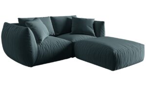 Micadoni Sametov&aacute; rohov&aacute; pohovka Chris 220 cm