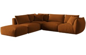 Micadoni Sametov&aacute; rohov&aacute; pohovka Chris 295 cm