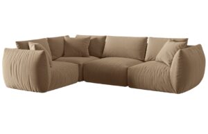 Micadoni Sametov&aacute; rohov&aacute; pohovka Chris 295 cm