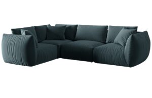 Micadoni Sametov&aacute; rohov&aacute; pohovka Chris 295 cm