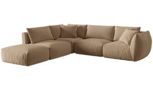 Micadoni Sametov&aacute; rohov&aacute; pohovka Chris 295 cm