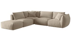 Micadoni Sametov&aacute; rohov&aacute; pohovka Chris 295 cm