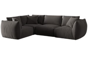 Micadoni Sametov&aacute; rohov&aacute; pohovka Chris 295 cm