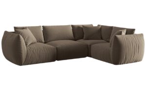 Micadoni Sametov&aacute; rohov&aacute; pohovka Chris 295 cm