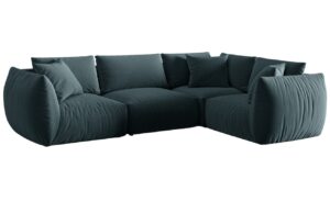 Micadoni Sametov&aacute; rohov&aacute; pohovka Chris 295 cm