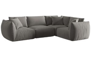 Micadoni Sametov&aacute; rohov&aacute; pohovka Chris 295 cm