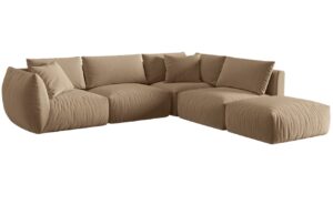 Micadoni Sametov&aacute; rohov&aacute; pohovka Chris 295 cm