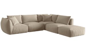 Micadoni Sametov&aacute; rohov&aacute; pohovka Chris 295 cm