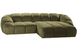 Micadoni Sametov&aacute; rohov&aacute; pohovka Diana 294 cm