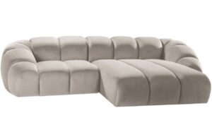 Micadoni Sametov&aacute; rohov&aacute; pohovka Diana 294 cm